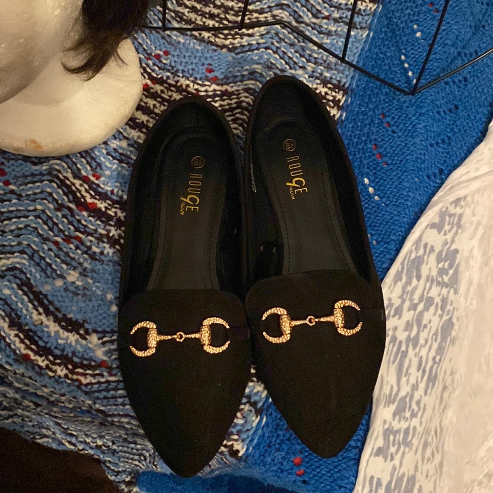 Latest black suede pumps  with bow like design